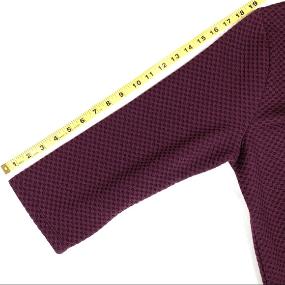Coldwater CreekTop 3/4 Sleeve Plum - Picture 10 of 12